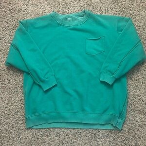 Aerie green sweatshirt